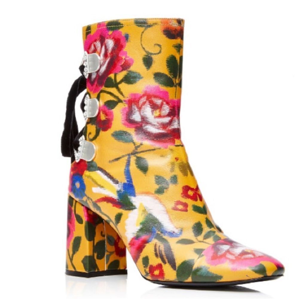 Coliac x Tanya Taylor Kimono Printed Marta Boot